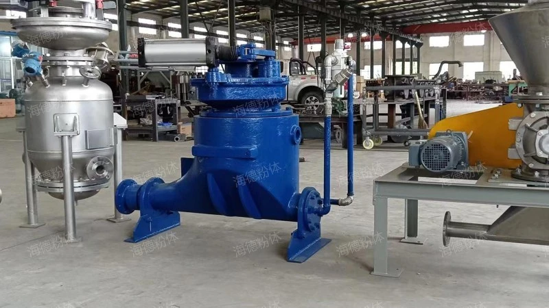 AV pump powder pneumatic conveying