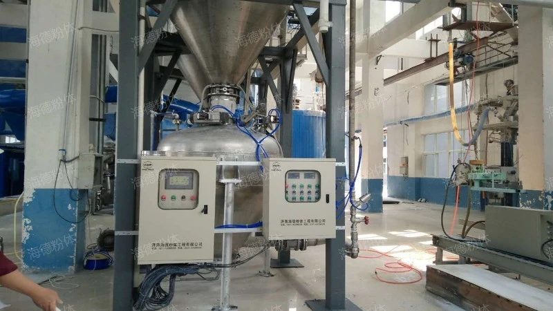 Integrated pneumatic ash conveying bin pump