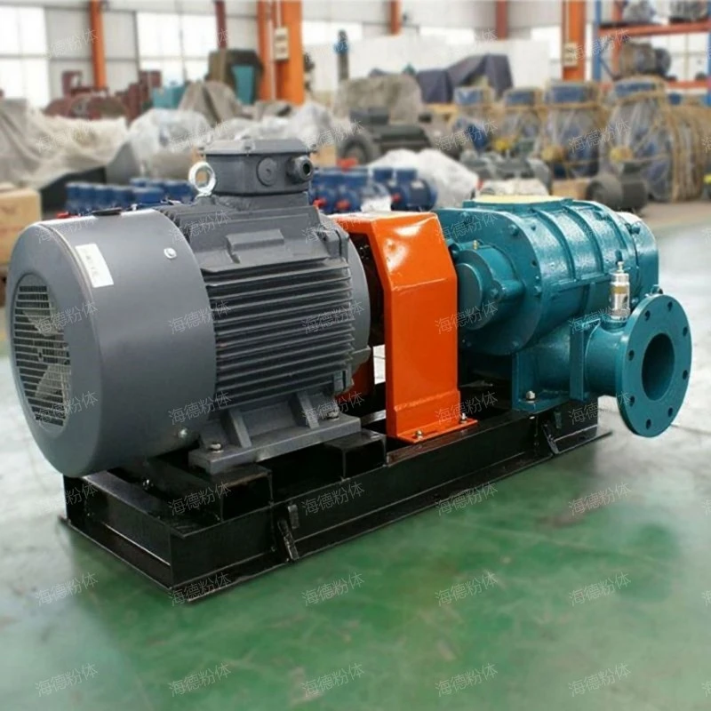 Diesel powered three blade Roots blower