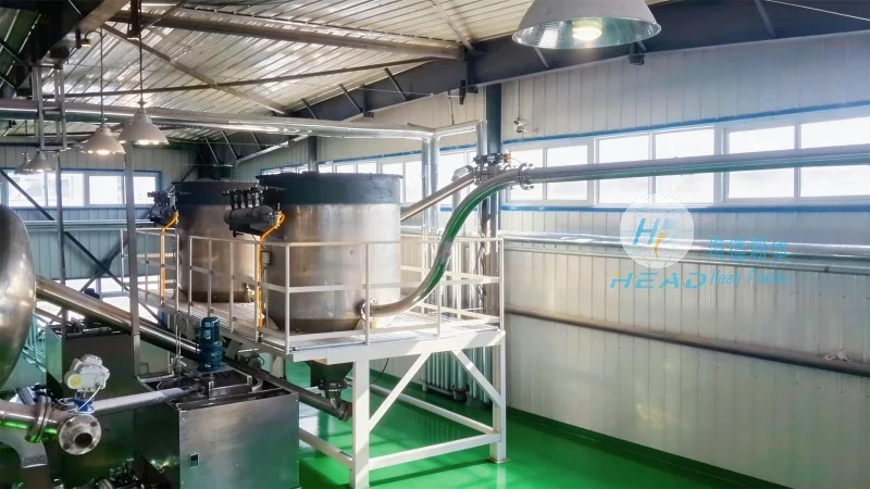 ゴム添加剤顆粒の空気搬送システム