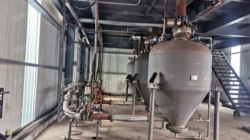 White carbon black pneumatic conveying