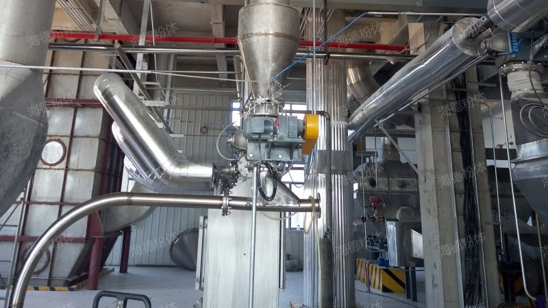 White carbon black pneumatic conveying