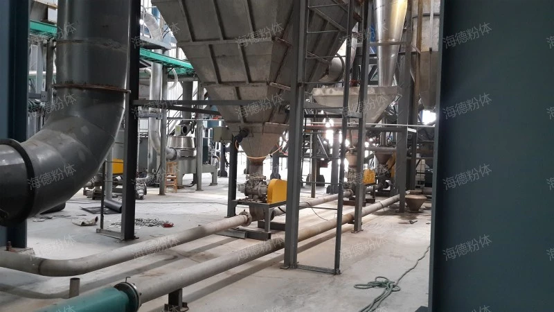 Pneumatic conveying of sheet-like granular materials