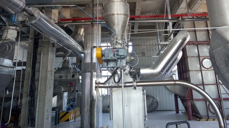 White carbon black pneumatic conveying